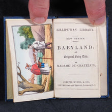 Load image into Gallery viewer, Chatelain, Clara de. Lilliputian Library Two. Myers, Joseph &amp; Co. 1850.
