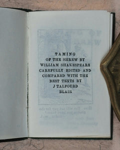 Shakespeare, William. The Taming of the Shrew. Bryce, David & Son. Glasgow. 1904