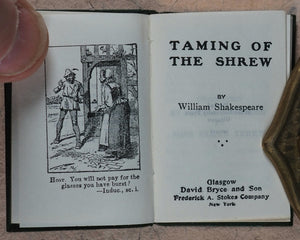 Shakespeare, William. The Taming of the Shrew. Bryce, David & Son. Glasgow. 1904