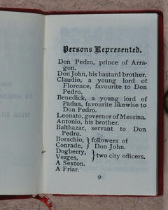 Shakespeare, William. Much Ado about Nothing. Bryce, David & Son. Glasgow. 1904.