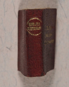 Smallest English Dictionary in the World. Bryce, David & Son. Glasgow. Circa 1896.>>Scarce miniature promo for world's largest bookshop in 1896<<