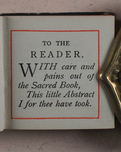 Thumb Bible by Bishop Jeremy Taylor. Hodder & Stoughton. London. 1888.