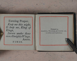 Thumb Bible by Bishop Jeremy Taylor. Hodder & Stoughton. London. 1888.
