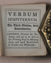 Load image into Gallery viewer, Thumb Bible. Verbum Sempiternum. Longman and co. London. 1851.
