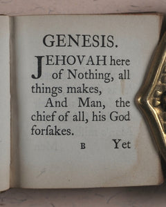Thumb Bible. Verbum Sempiternum. Longman and co. London. 1851.