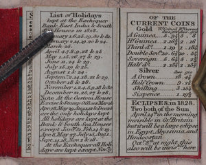 London Almanac for the year of Christ 1828. Company of Stationers. London. 1827.