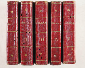 Le Sage, Alain René. Histoire de Gil Blas de Santillane. Fournier Fils. Rue des Rats. No. 3, près celle Galande. Paris 1804.