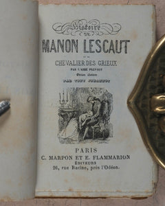 Prévost, L'Abbé. Manon Lescaut. C. Marpon et E. Flammarion. 26, rue Racine, près l'Odéon. Paris. [1892].