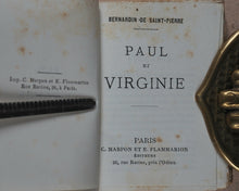 Load image into Gallery viewer, Saint-Pierre, Henri Bernardin de. Paul et Virginie. Marpon, C. et Flammarion, E. 26, rue Racine, près de l&#39;Odéon. Paris. Circa 1892.
