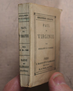 Saint-Pierre, Henri Bernardin de. Paul et Virginie. Marpon, C. et Flammarion, E. 26, rue Racine, près de l'Odéon. Paris. Circa 1892.