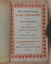 Load image into Gallery viewer, Miniature library of classical literature. Kaspar van Baerle, George Buchanan, Jacob Cats, Joannes Nicolai Secundus, John Owen, Helius Eobanus Hessus, &amp; Marco Girolamo Vida. Carl Poppo Fröbel. Rudophopoli [Rudolstadt].1820.
