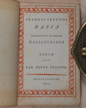 Load image into Gallery viewer, Miniature library of classical literature. Kaspar van Baerle, George Buchanan, Jacob Cats, Joannes Nicolai Secundus, John Owen, Helius Eobanus Hessus, &amp; Marco Girolamo Vida. Carl Poppo Fröbel. Rudophopoli [Rudolstadt].1820.
