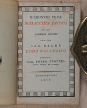 Load image into Gallery viewer, Miniature library of classical literature. Kaspar van Baerle, George Buchanan, Jacob Cats, Joannes Nicolai Secundus, John Owen, Helius Eobanus Hessus, &amp; Marco Girolamo Vida. Carl Poppo Fröbel. Rudophopoli [Rudolstadt].1820.
