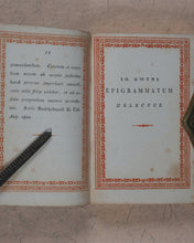 Load image into Gallery viewer, Miniature library of classical literature. Kaspar van Baerle, George Buchanan, Jacob Cats, Joannes Nicolai Secundus, John Owen, Helius Eobanus Hessus, &amp; Marco Girolamo Vida. Carl Poppo Fröbel. Rudophopoli [Rudolstadt].1820.
