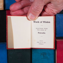Load image into Gallery viewer, Words of Wisdom. Selections from the Book of Proverbs. Hills &amp; Co. Ye St. Luke's Press. London. Circa 1910.

