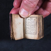 Load image into Gallery viewer, Bible in minuiture [sic] or a concise history of Old &amp; new Testaments. Newbery, E. London. 1780.
