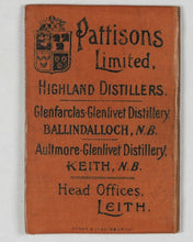 Load image into Gallery viewer, Cyclists Road Maps of Scotland. Pattisons Ltd. Leith, Scotland. Circa 1898.
