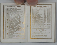 Load image into Gallery viewer, Howlett's Victoria Golden Almanack for 1846. Howlett and &amp; Son, Printers, 10 Frith Street, Soho. [London]. [1845].
