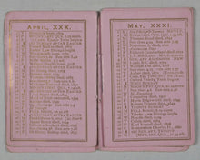 Load image into Gallery viewer, Howlett's Victoria Golden Almanack for 1880. Howlett and &amp; Son, Printers, 10 Frith Street, Soho. [London]. [1879].
