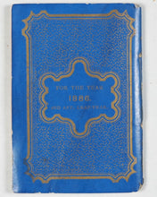 Load image into Gallery viewer, Howlett's Victoria Golden Almanack for 1886. Howlett and &amp; Son, Printers, 10 Frith Street, Soho. [London]. [1885].
