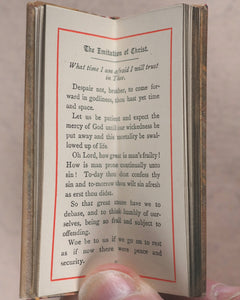Imitation of Christ. Thomas a Kempis. Odd minutes with the Imitation of Christ. Selections by Dr Lindsay. Tartan. Bryce, David & Son. Glasgow. Circa 1890.
