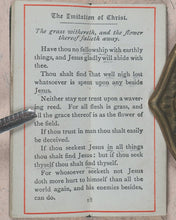 Load image into Gallery viewer, Imitation of Christ. Thomas a Kempis. Odd minutes with the Imitation of Christ. Selections by Dr Lindsay. Bryce, David &amp; Son. Glasgow. Circa 1890.
