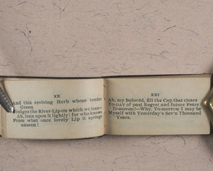 Omar Khayyam. Rubaiyat of Omar Khayyam. Miniature Publishing Co. St. Louis, MO [Missouri]. 1910.
