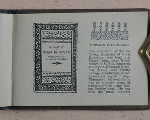 Omar Khayyam. Rubaiyat of Omar Khayyam. Andersons. Edinburgh. [1920].