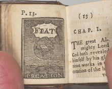 Load image into Gallery viewer, Bible in Miniature; or ,a concise history of the Old &amp; New Testaments. London printed. Circa 1795.
