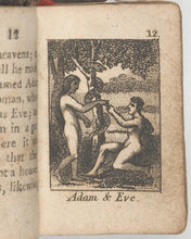 Load image into Gallery viewer, Bible in Miniature or a Concise History of both Testaments. Harris, J. Late Newbery, for Darton &amp; Harvey. London. Circa 1790 according to Bondy or 1807 if you believe Welsh.
