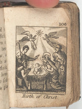 Load image into Gallery viewer, Bible in Miniature or a Concise History of both Testaments. Harris, J. Late Newbery, for Darton &amp; Harvey. London. Circa 1790 according to Bondy or 1807 if you believe Welsh.

