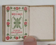 Load image into Gallery viewer, Marcus Ward's Purse Calendar. Marcus Ward &amp; Co. Ltd. [Belfast]. [1910].
