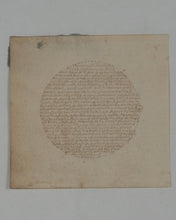 Load image into Gallery viewer, Microcalligraphy. [Publius Lentulus,President In Judea In The Reign Of Tiberius Caesar, To The Senate Of Rome]. [1798].

