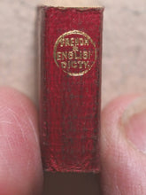 Load image into Gallery viewer, Smallest French And English Dictionary In The World. Gasc, F.E.A. (editor). 1896
