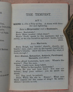 Shakespeare, William. Illustrated Pocket Shakespeare. Bryce, David and Son. Glasgow. 1886.
