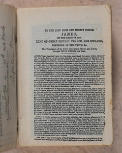Holy Bible containing Old and New testaments. Translated out of the original tongues. Printed by Authority.  Bryce, David and Son. Glasgow. 1901. Illustrated Miniature Bible.