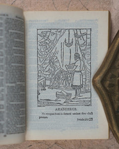 Holy Bible containing Old and New testaments. Translated out of the original tongues. Printed by Authority.  Bryce, David and Son. Glasgow. 1901. Illustrated Miniature Bible.