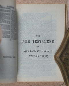 Holy Bible containing Old and New testaments. Translated out of the original tongues. Printed by Authority.  Bryce, David and Son. Glasgow. 1901. Illustrated Miniature Bible.
