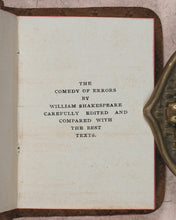Load image into Gallery viewer, Shakespeare, William. Works of Shakespeare. Knickerbocker Leather and Novelty Co. New York. [1919].
