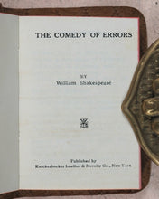 Load image into Gallery viewer, Shakespeare, William. Works of Shakespeare. Knickerbocker Leather and Novelty Co. New York. [1919].
