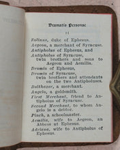 Load image into Gallery viewer, Shakespeare, William. Works of Shakespeare. Knickerbocker Leather and Novelty Co. New York. [1919].
