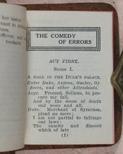 Load image into Gallery viewer, Shakespeare, William. Works of Shakespeare. Knickerbocker Leather and Novelty Co. New York. [1919].
