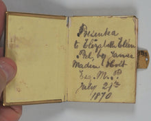 Load image into Gallery viewer, Daily Texts with verses of hymns. Adapted for general use &amp; suited for every year. Religious Tract Society. 1870.
