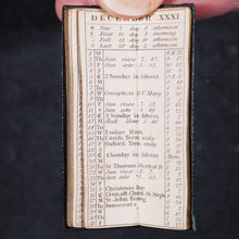 Load image into Gallery viewer, London Almanac for the year of Christ 1847. Company of Stationers [London]. 1846. &gt;&gt;CURIOUS FINGER FORMAT MINIATURE LONDON ALMANAC&lt;&lt;
