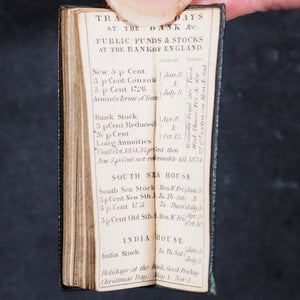 London Almanac for the year of Christ 1847. Company of Stationers [London]. 1846. >>CURIOUS FINGER FORMAT MINIATURE LONDON ALMANAC<<