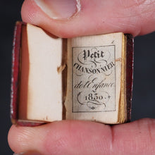 Load image into Gallery viewer, Petit Chansonnier de l'Enfance. 1830. Marcilly. Rue St Jacques, No. 21. Paris. 1829.
