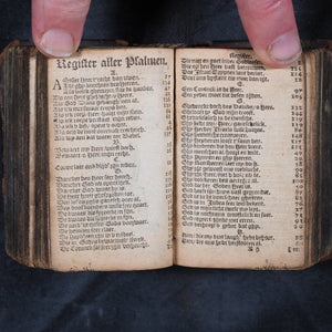 Marot, Clément, and Théodore de Bèze. Les C.L. Pseaumes de David Mis en Rime Françoise [with] La forme des prières ecclésiastiques. 1593. [with] De C.L. Psalmen Davids, Delft, 1594.