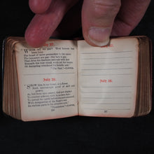 Load image into Gallery viewer, Royal Bijou Birthday Book: a selection from the poetical works of Shakespeare, Wordsworth, Hood, Tennyson, Moore, Burns, Cowper, Scott, Goldsmith, Hemans, Byron, Milton. Eyre &amp; Spottiswoode, His Majesty's Printers, Downs Park Road, N.E. London. 1901.
