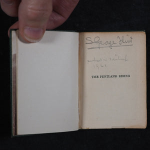 Stevenson, Robert Louis. Pentland Rising: A page of history. 1666. With Memorials of Robert Louis Stevenson. Bryce, David & Son. Glasgow. Circa 1905.