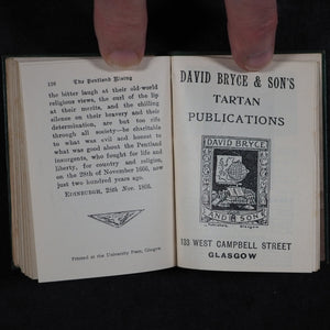 Stevenson, Robert Louis. Pentland Rising: A page of history. 1666. With Memorials of Robert Louis Stevenson. Bryce, David & Son. Glasgow. Circa 1905.